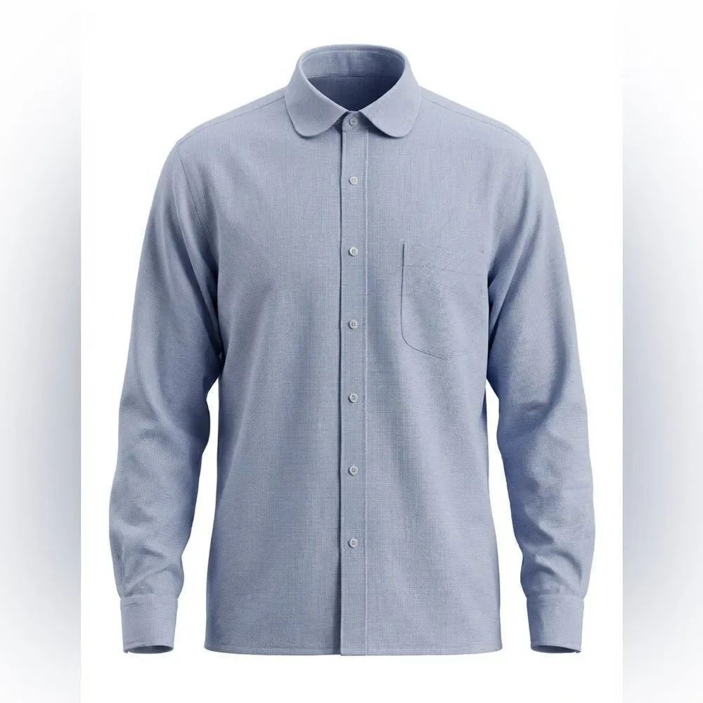 LORD & TAYLOR MENS DRESS SHIRT BLUE WITH STRIPES SIZE 16-32/33